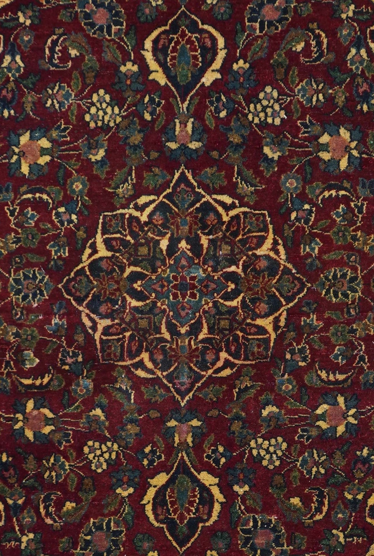 Vintage  Kashan Rug 4'6'' x 6'6''
