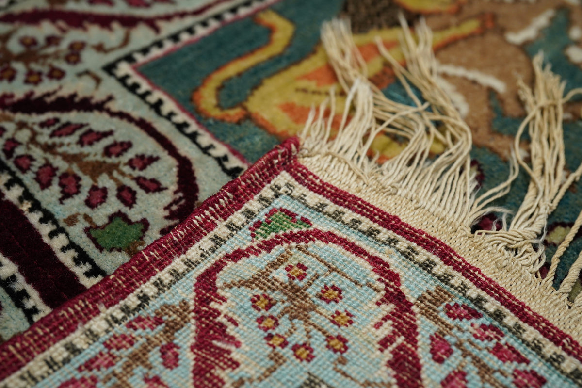 Antique Kerman Rug 2'9'' x 4'2''