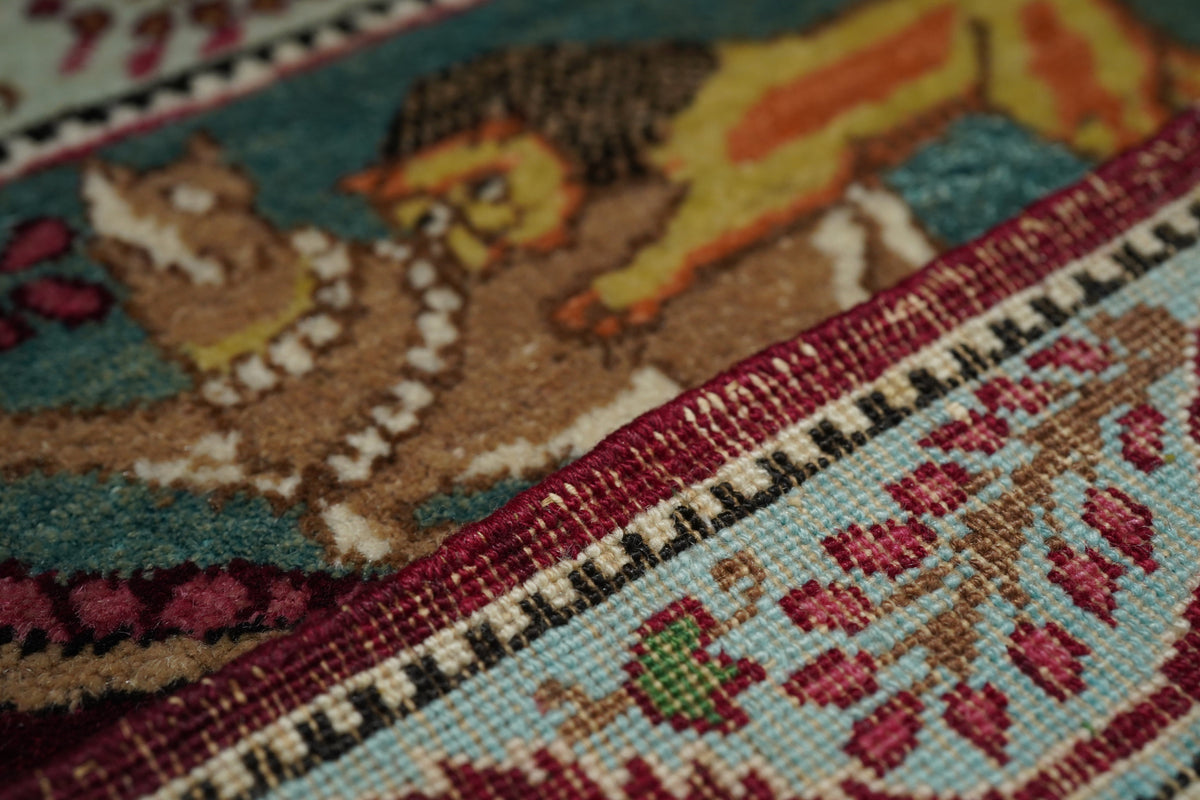 Antique Kerman Rug 2'9'' x 4'2''