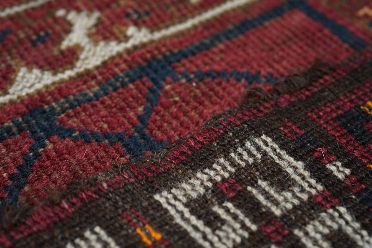 Vintage Turkmen Rug 4'11'' x 7'7''