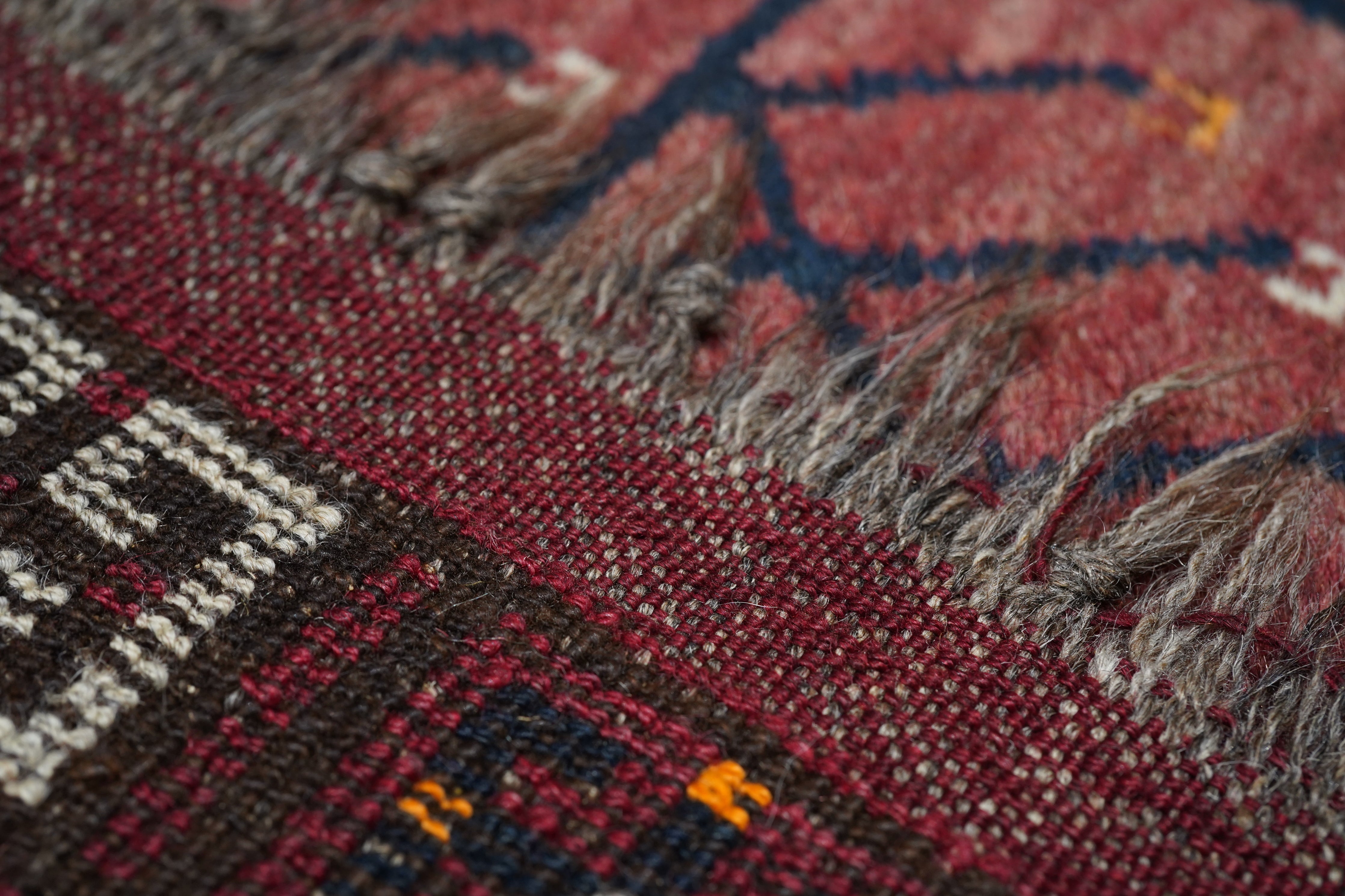 Vintage Turkmen Rug 4'11'' x 7'7''
