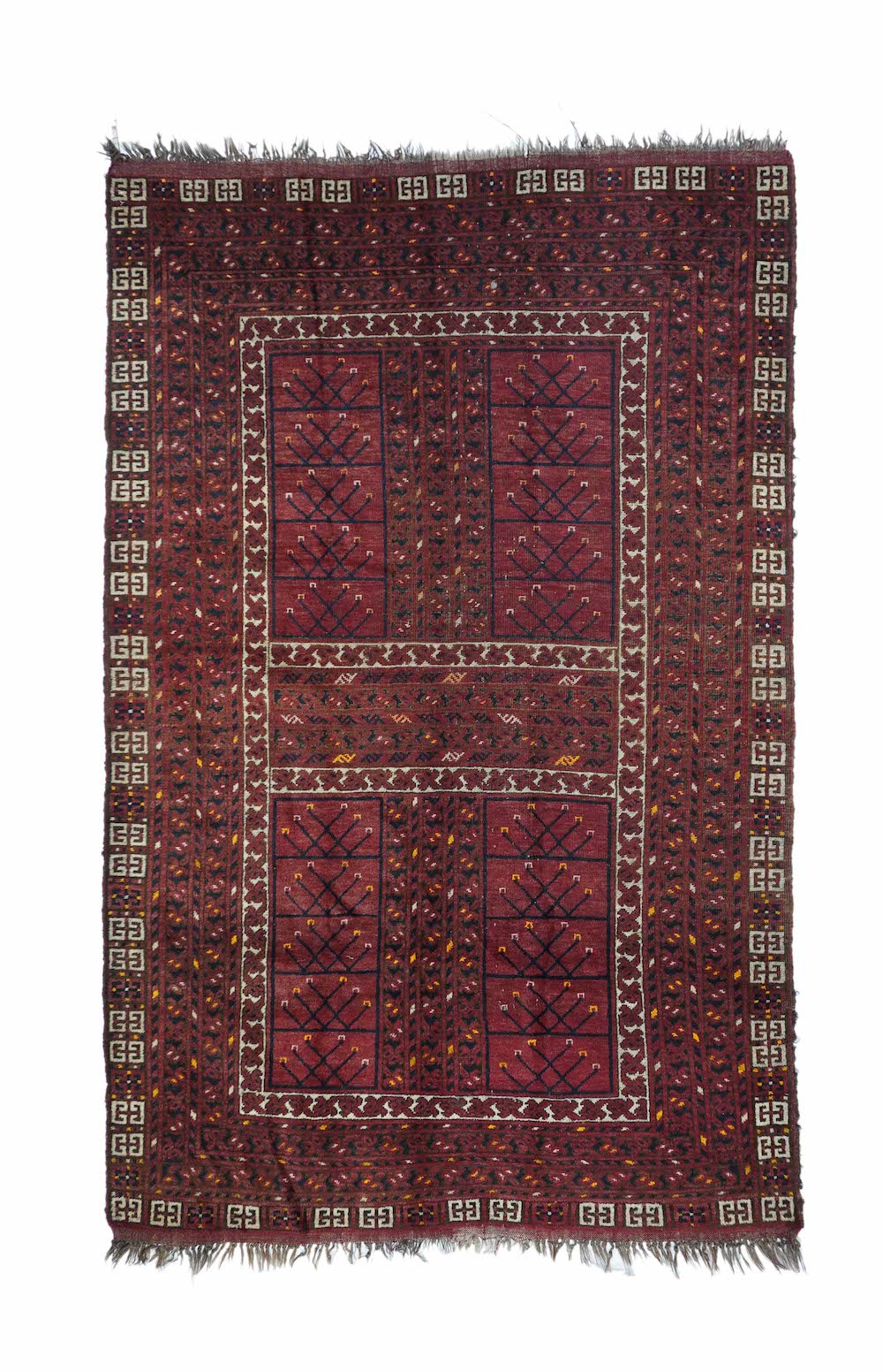 Vintage Turkmen Rug 4'11'' x 7'7''