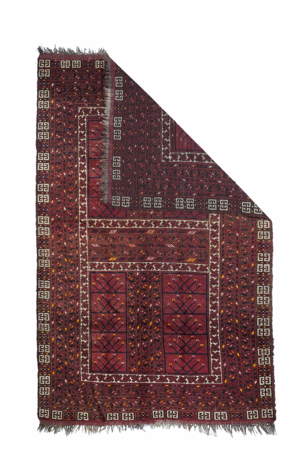 Vintage Turkmen Rug 4'11'' x 7'7''