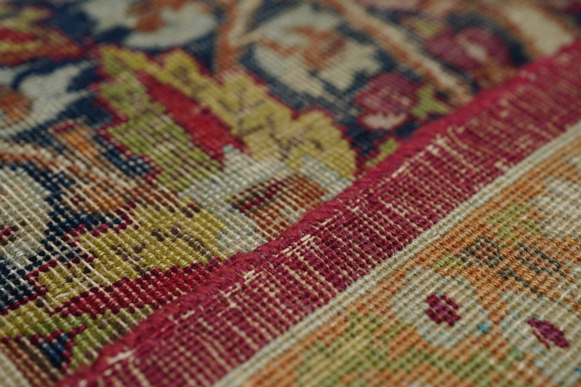 Antique Lavar Kerman Rug 5'0" x 7'7''