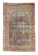 Antique Lavar Kerman Rug 5' x 7'7''