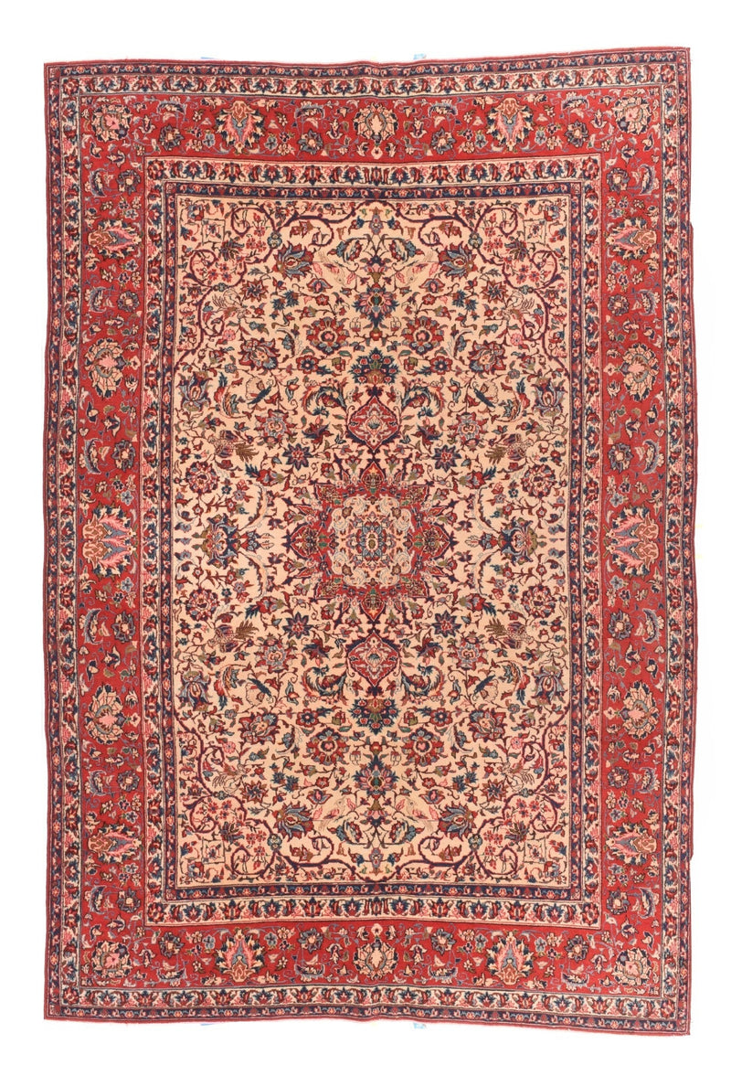 Fine Vintage Isfahan Rug 6'5'' x 9'10''