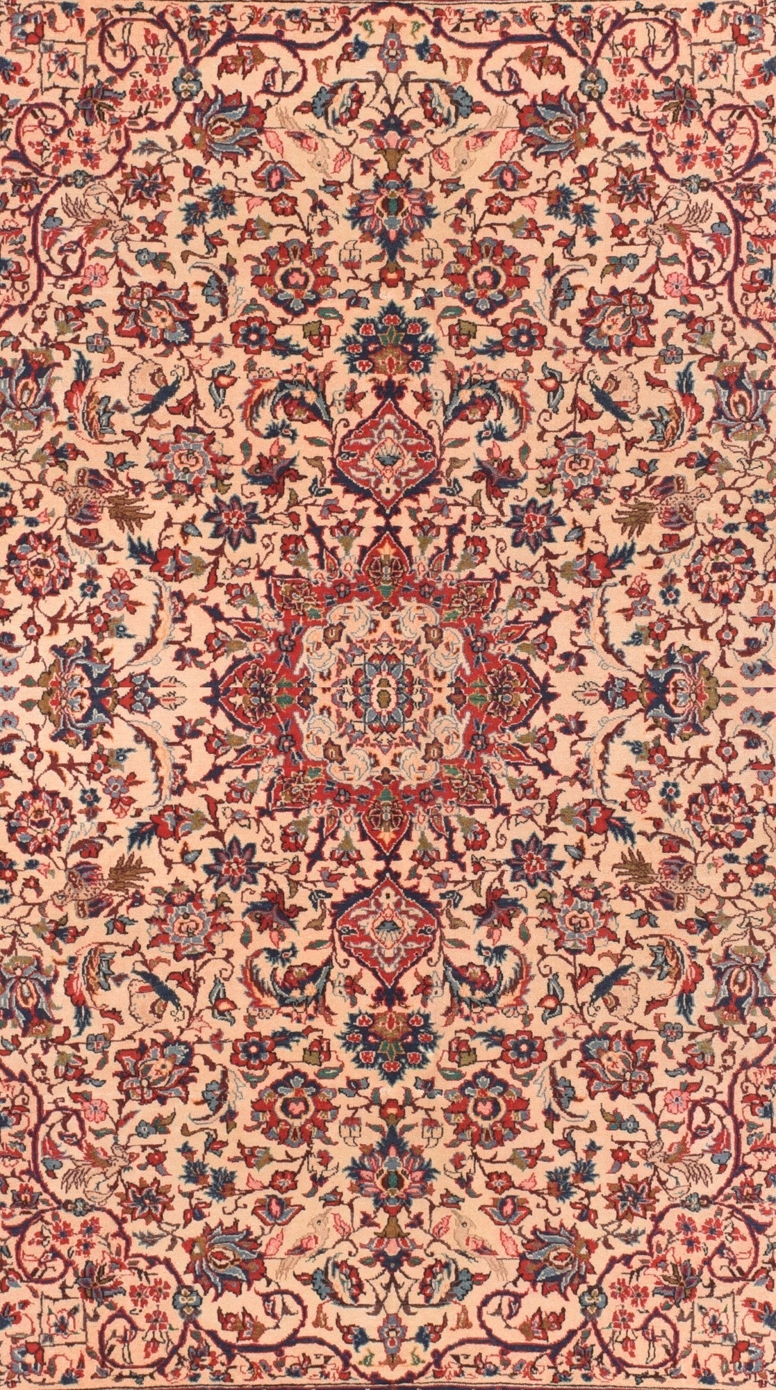 Fine Vintage Isfahan Rug 6'5'' x 9'10''