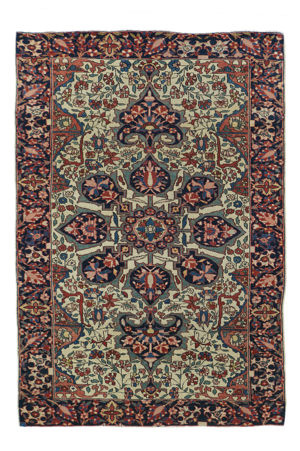 Antique Sarouk Rug 3'3'' x 4'11''