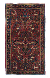 Antique Sarouk Rug 2'1'' x 3'11''