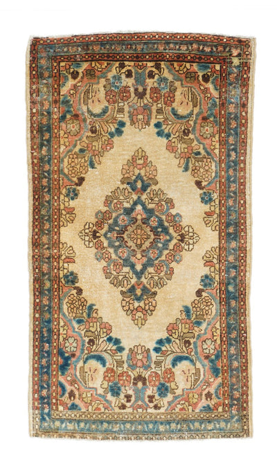 Vintage Sarouk Rug 2' 1