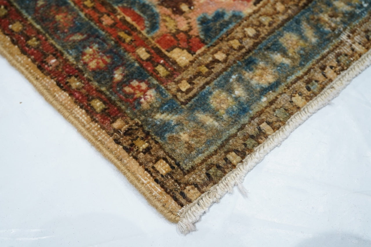 Vintage Sarouk Rug 2' 1" x 4' 0"