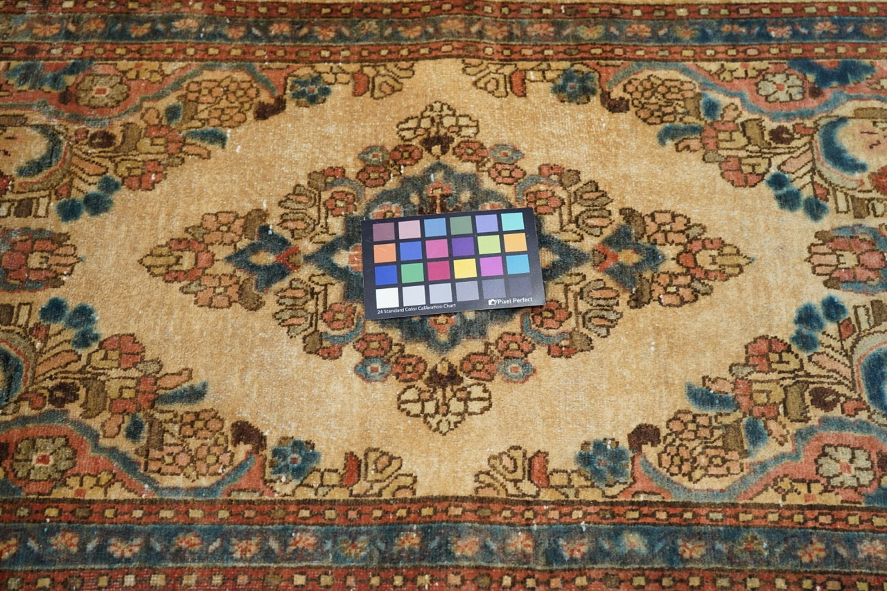 Vintage Sarouk Rug 2' 1" x 4' 0"