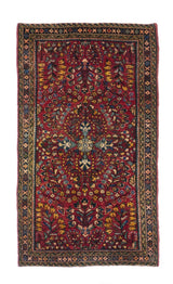 Antique Sarouk Rug 2'1'' x 3'10''