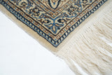 Extremely Fine  Nain Signed Habibian Wool and Silk Rug 6' 0" x 9' 0"