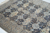 Extremely Fine  Nain Signed Habibian Wool and Silk Rug 6' 0" x 9' 0"