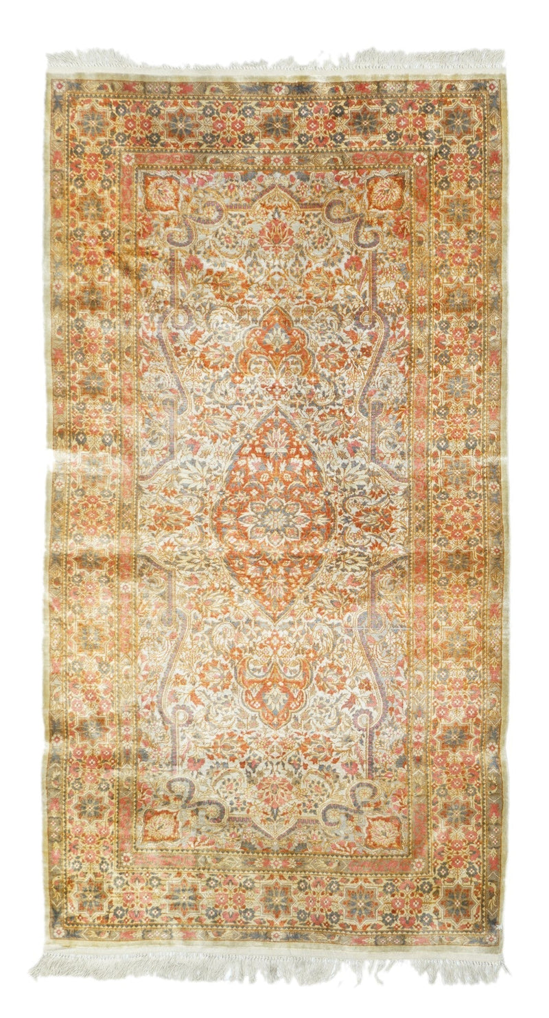 Silk Qum Rug 2'0