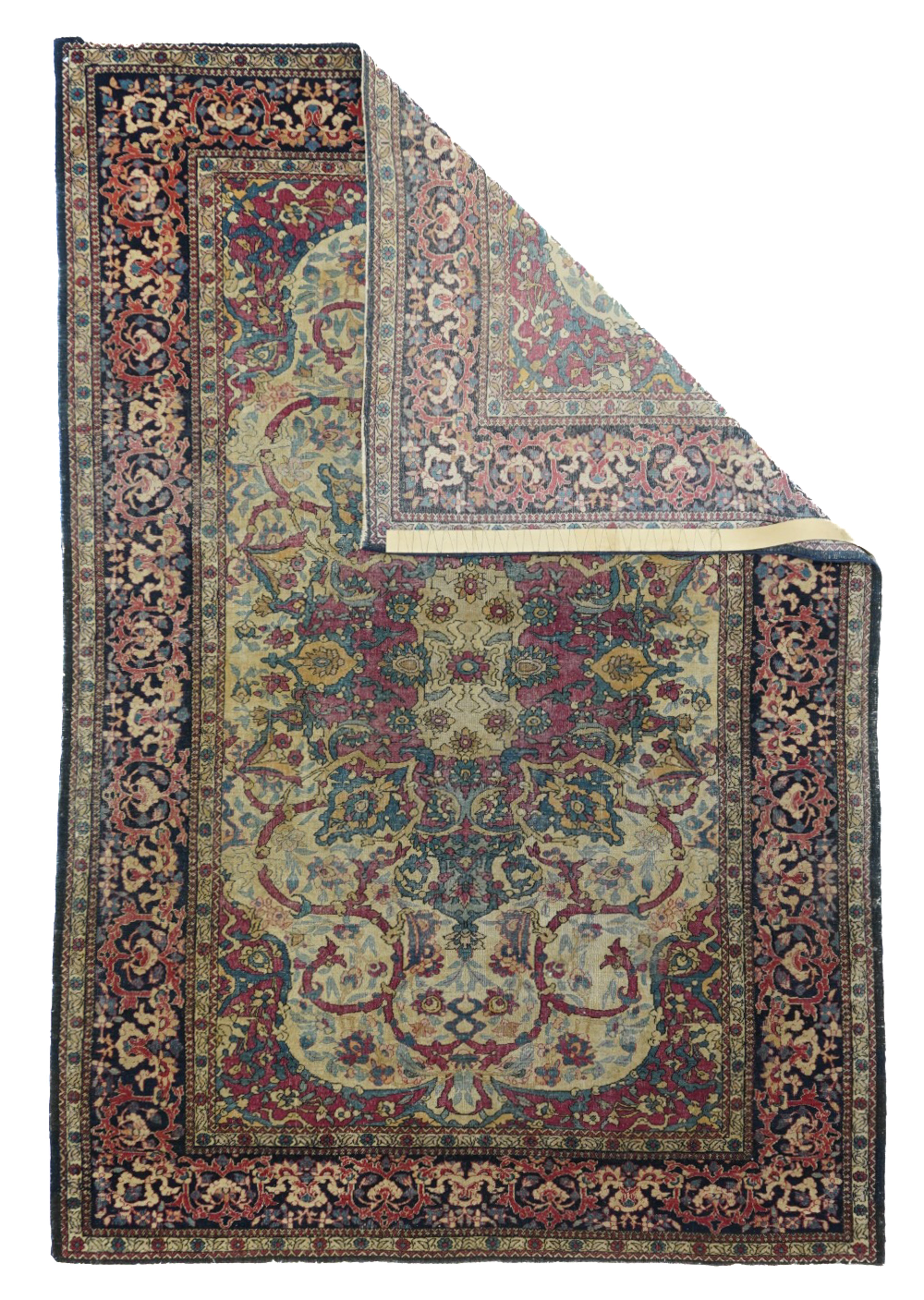 Antique Farahan Sarouk Rug 4'7'' x 6'10''