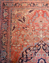 Antique Heriz Serapi Rug 8'9'' x 12'6''