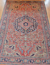 Antique Heriz Serapi Rug 8'9'' x 12'6''