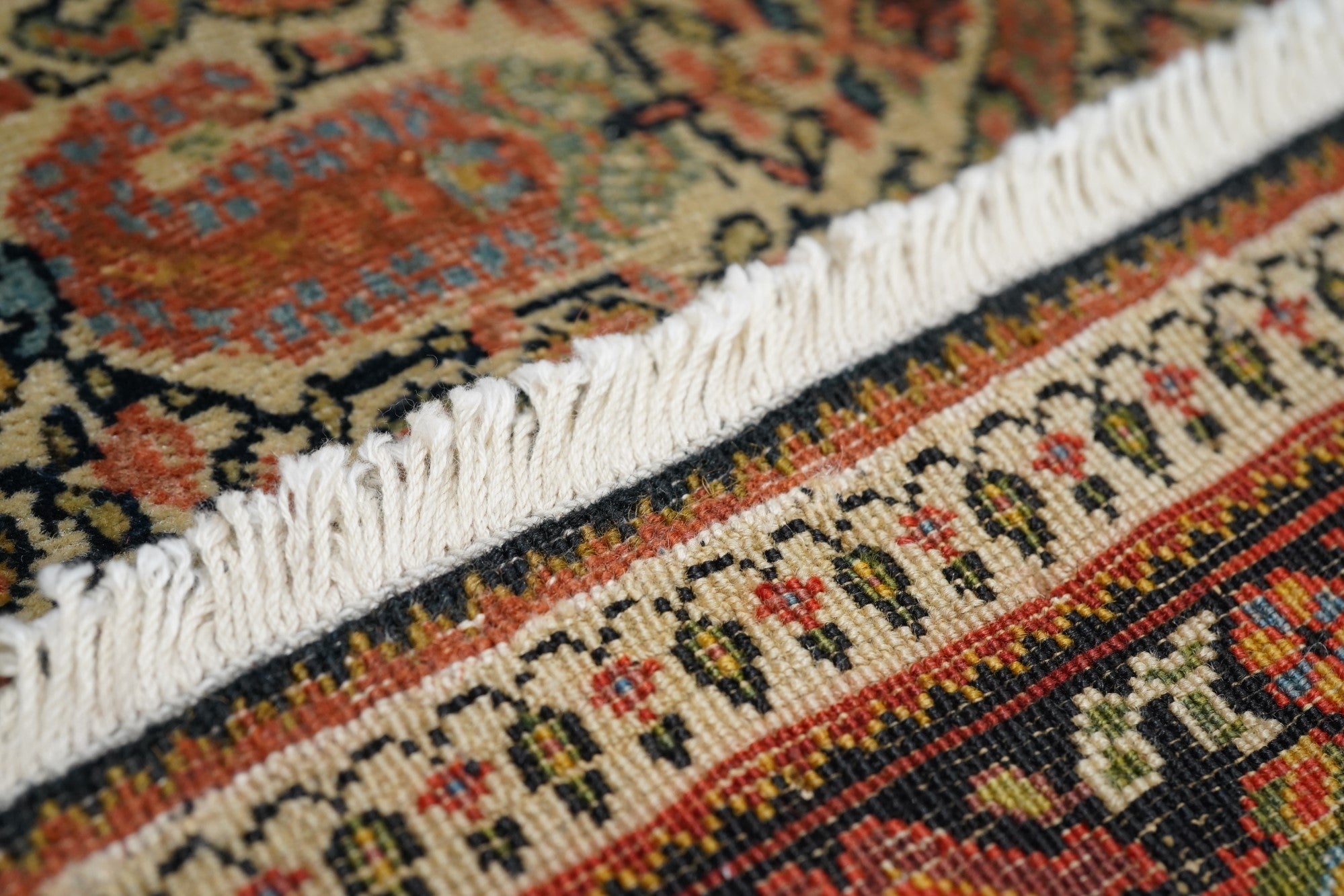 Antique  Farahan Rug 4'1'' x 6'5''
