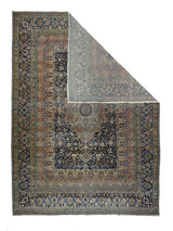 Antique Mohtasham Kashan Rug 7'8'' x 10'4''