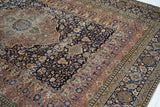 Antique Mohtasham Kashan Rug 7'8'' x 10'4''