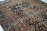 Antique Mohtasham Kashan Rug 7'8'' x 10'4''