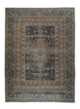 Antique Mohtasham Kashan Rug 7'8'' x 10'4''