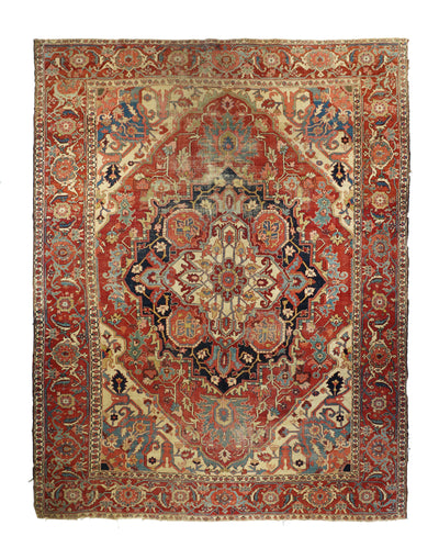 Antique Serapi Rug 9' 7'' x 12' 4''
