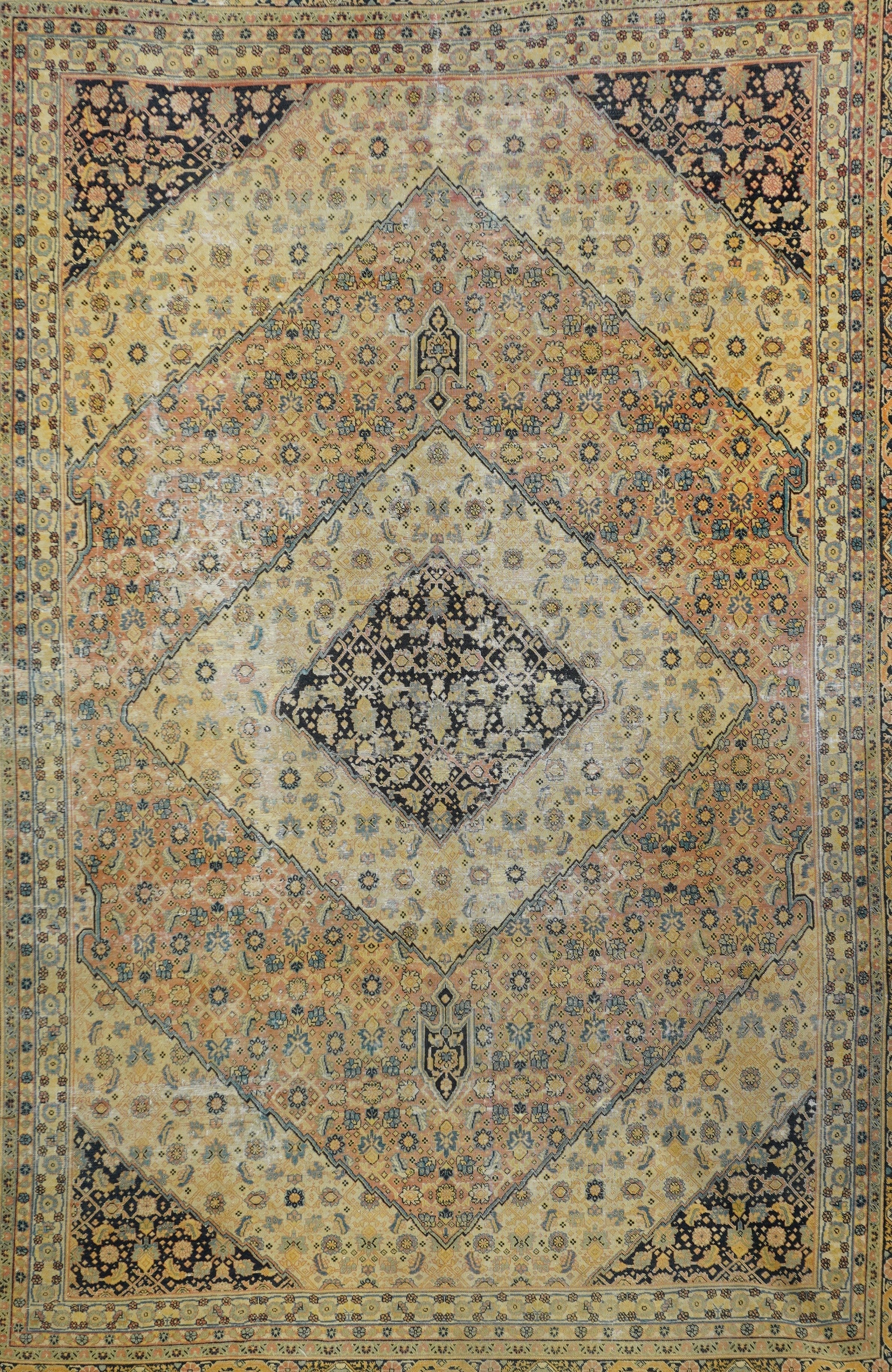 Antique Tabriz Rug 6'9'' x 10'2''