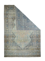 Antique Mohtasham Kashan Rug 7'3" x 10' 6''