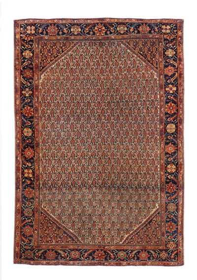 Antique Farahan Sarouk Rug 4'4'' x 6'7''