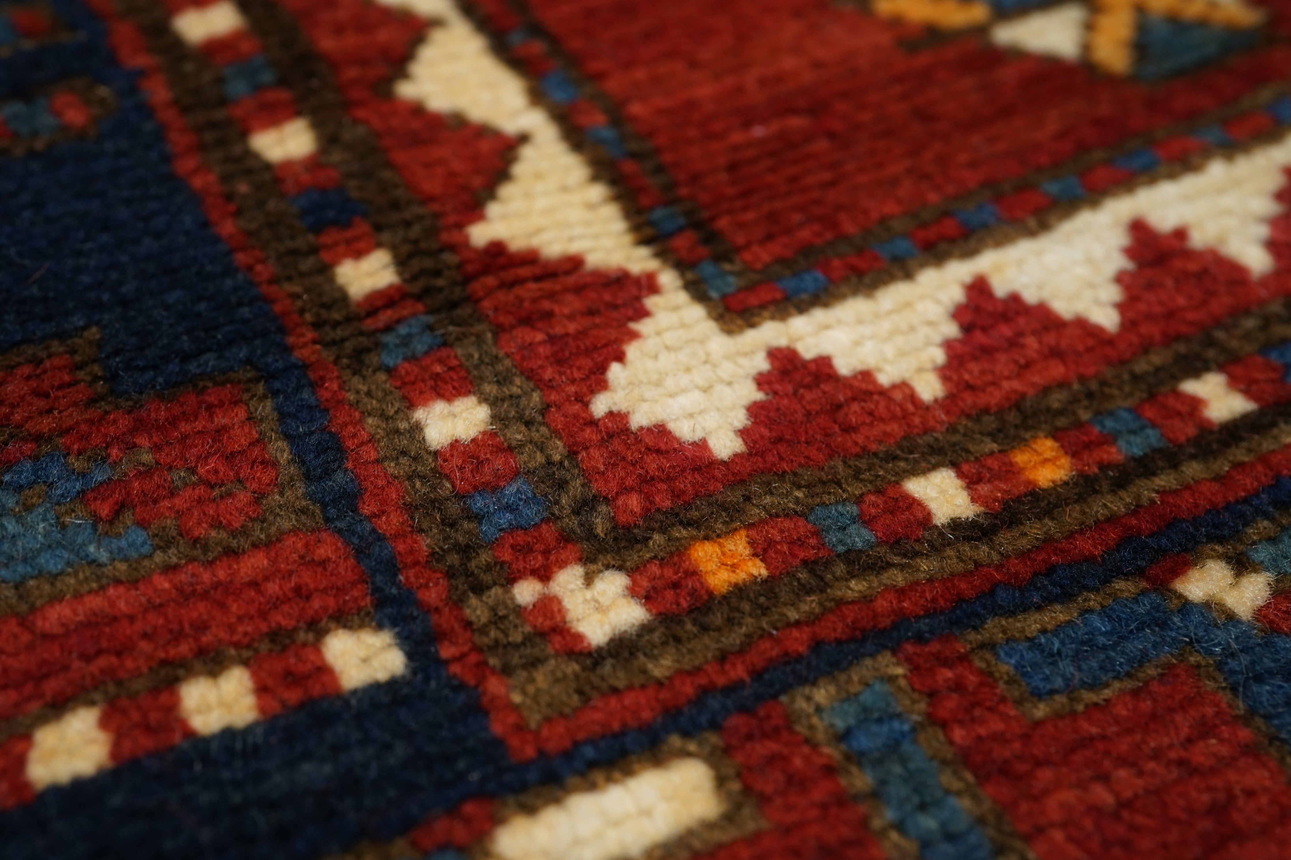 Antique Caucasian Kazak Rug 4'11'' x 7'1''
