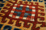 Antique Caucasian Kazak Rug 4'11'' x 7'1''