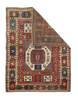 Antique Caucasian Kazak Rug 5'7" x 7'4''