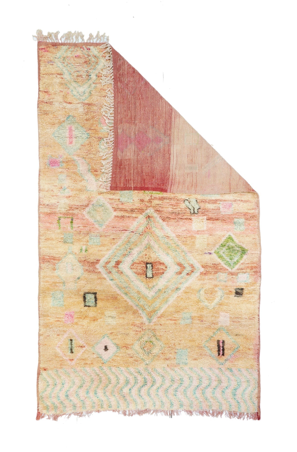 Vintage Moroccan Rug 4'10'' x 8'1''