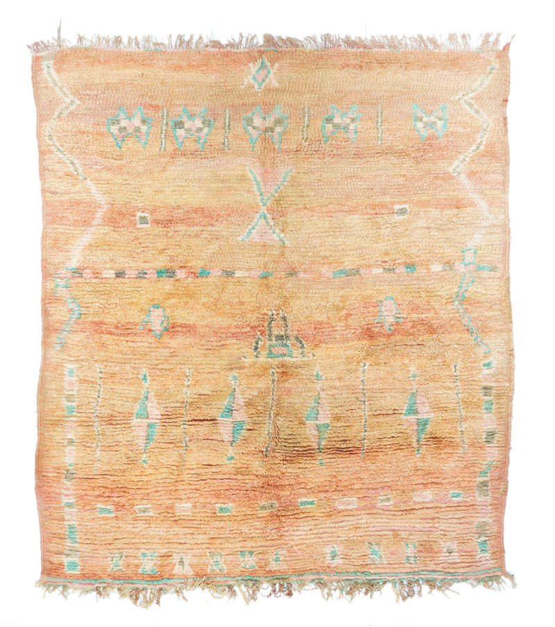 Vintage Moroccan Rug 5'11'' x 6'9''