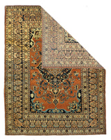 Antique  Haji Jalili Tabriz Rug 4'7'' x 6'6''