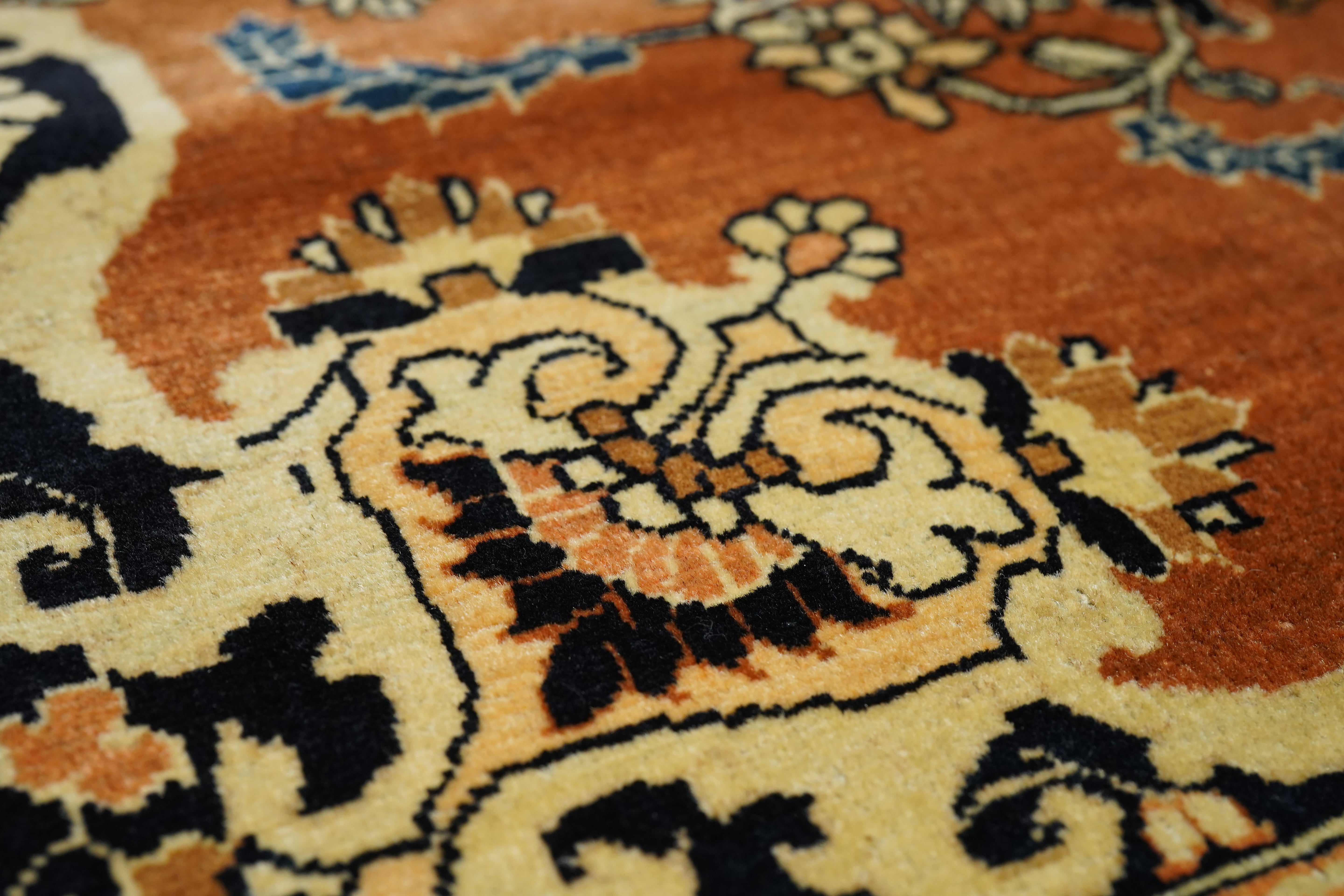 Antique  Haji Jalili Tabriz Rug 4'7'' x 6'6''