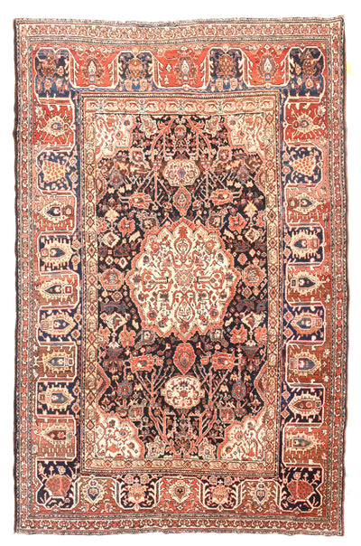 Antique Bakhtiari Rug 6'0'' x 9'10''