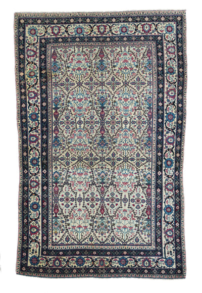 Antique Tehran Rug 4'3'' x 6'9''