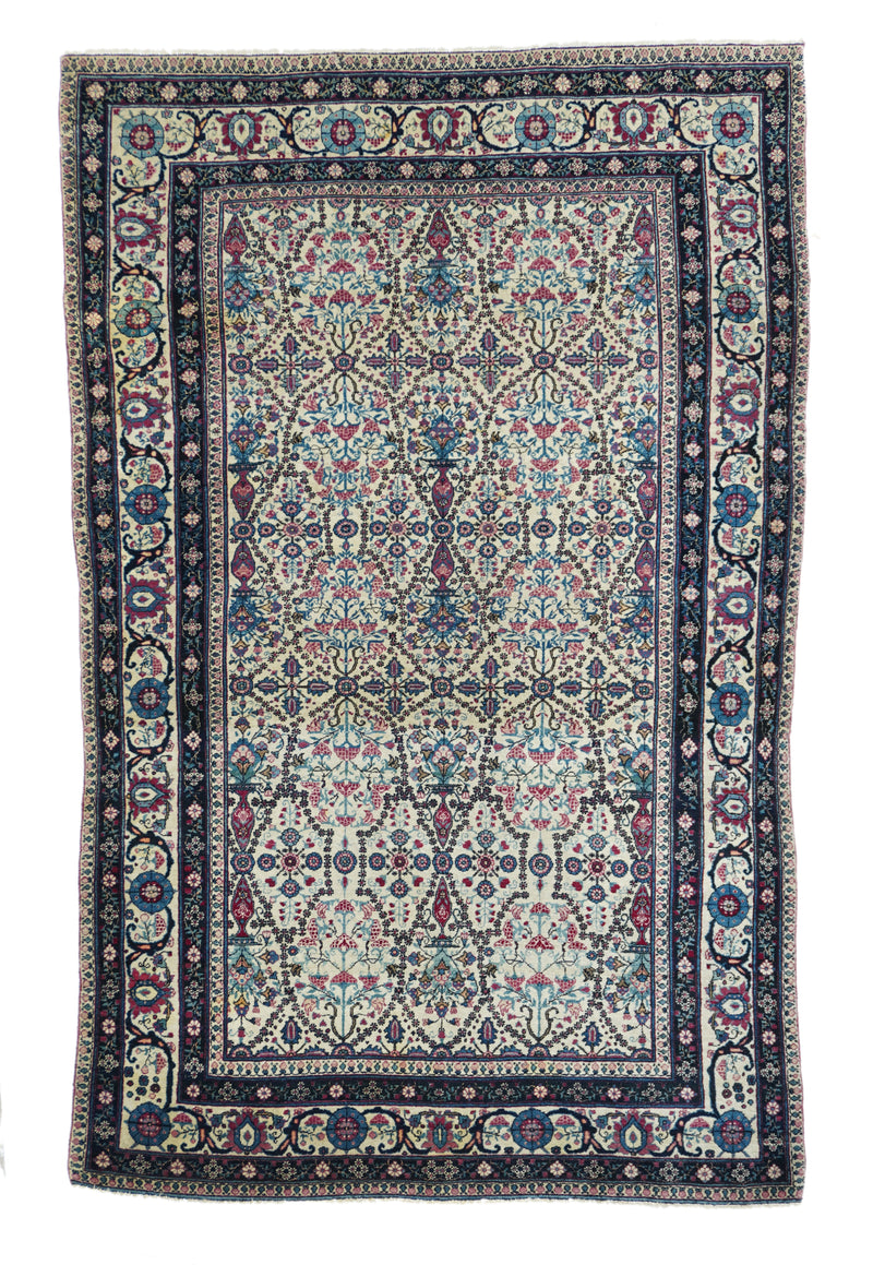 Antique Tehran Rug 4'3'' x 6'9''