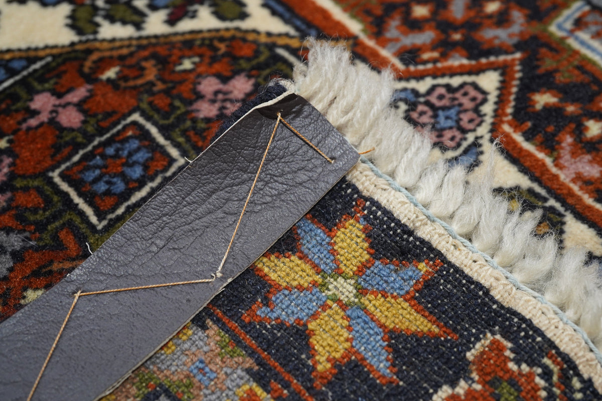 Vintage Tribal Qashqai Rug 4'5'' x 6'1''