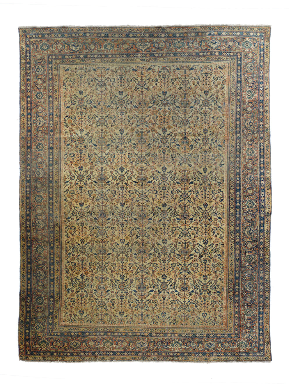 Antique Sultanabad Rug 7'2'' x 10'2''