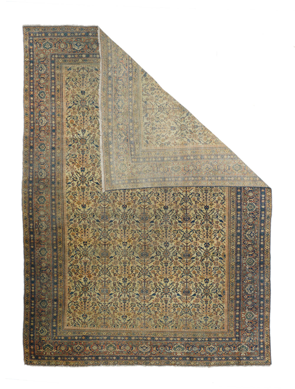 Antique Caucasian Sultanabad Rug 7'2'' x 10'2''