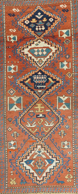 Antique Kazak Rug 4'1'' x 7'1''