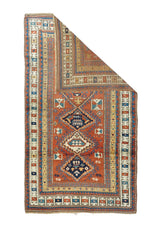 Kazak Wool on wool 4'1''x7'1''