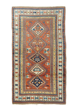 Antique Kazak Rug 4'1'' x 7'1''