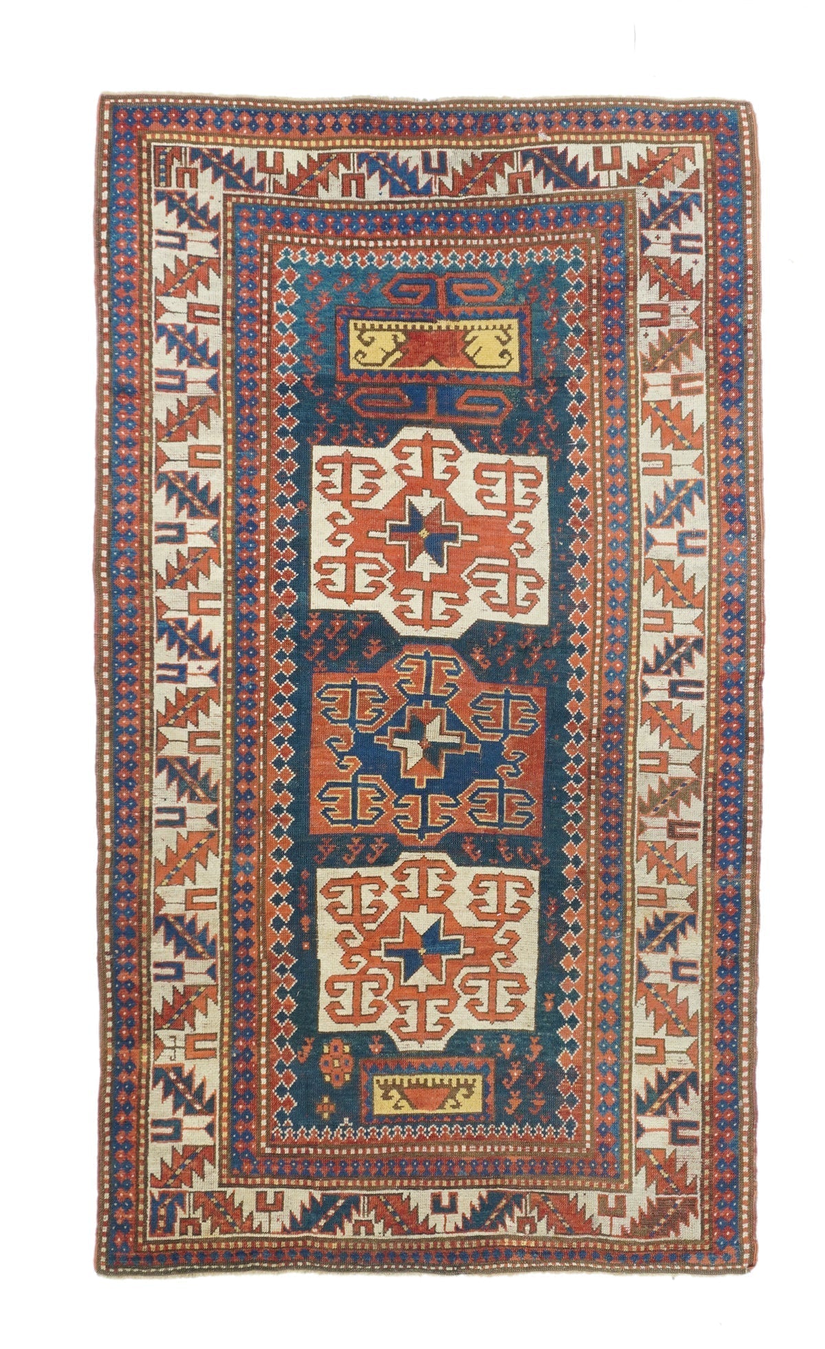 Antique Kazak Rug 4'5'' x 7'8''