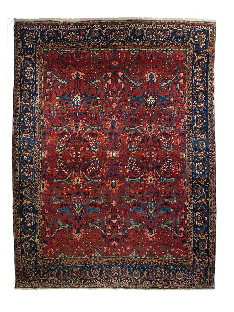Antique  Bakhtiari Rug 10'6'' x 14'5''